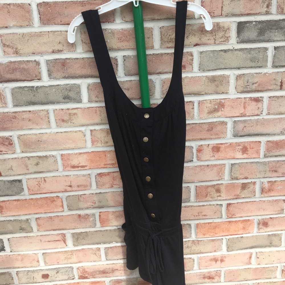 Black Romper with crossback Derek Heart